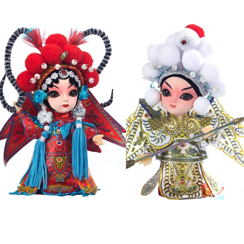 

Silk Man Beijing Special Gift Juan Man Decoration Peking Opera Facial Makeup Opera Character Peking Opera Doll