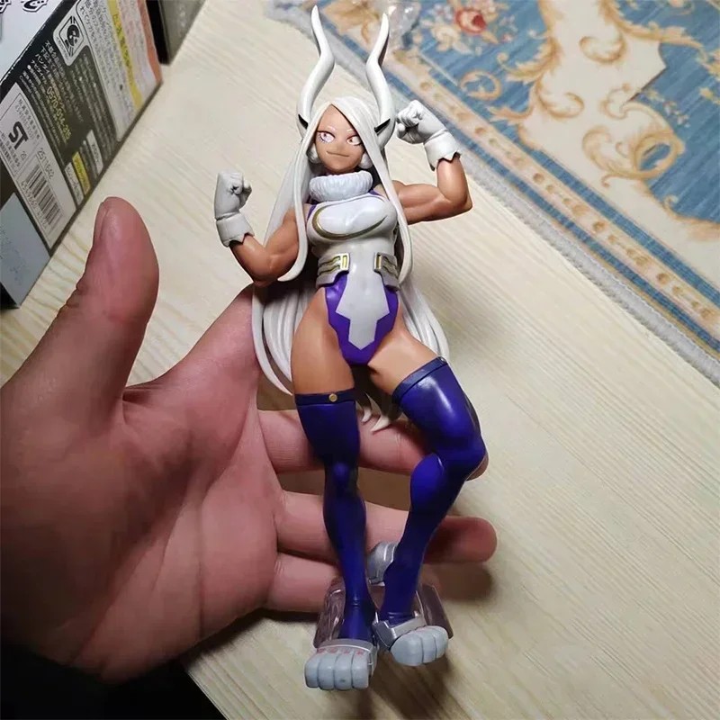 

New Bandai 16cm Japanese Original Anime Figure My Hero Academias Mirko Action Figure Collectible Model Toys For Child Gift