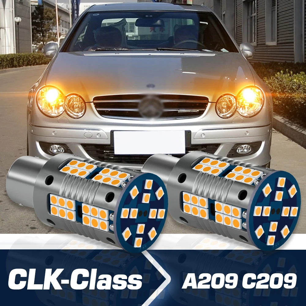 

Turn Signal Light 2pcs LED Canbus Accessories For Mercedes Benz CLK Class A209 C209 2002 2003 2004 2005 2006 2007 2008 2009 2010