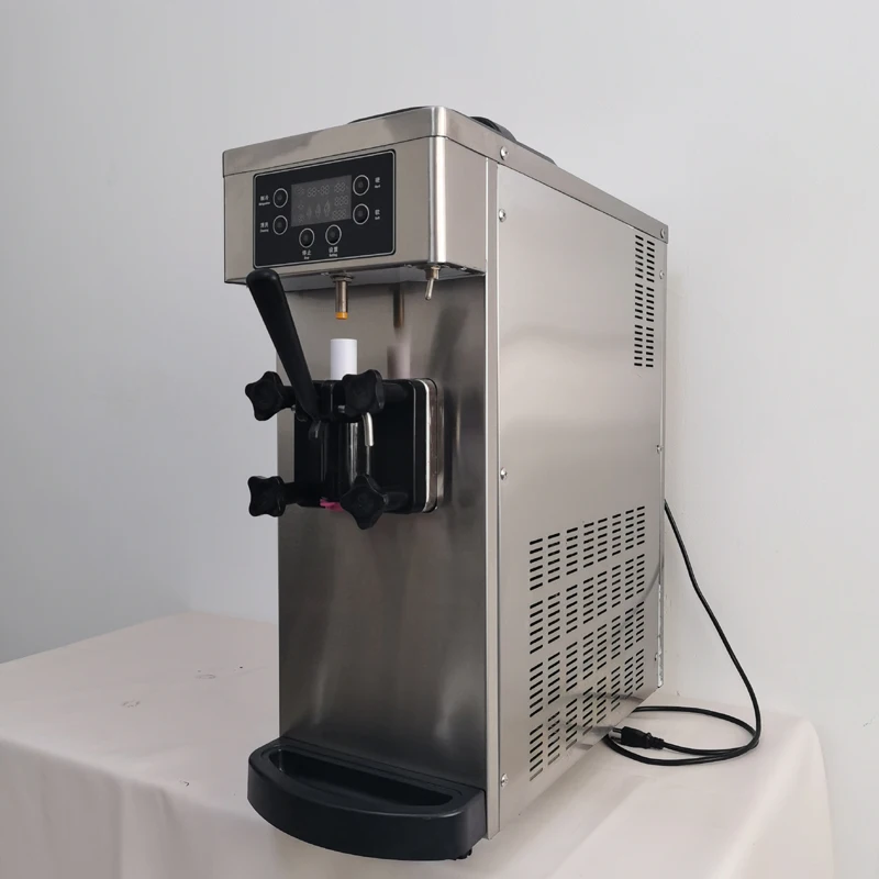 

2024 Hot-selling commercial soft ice cream machine with English touch screen Single Head more options