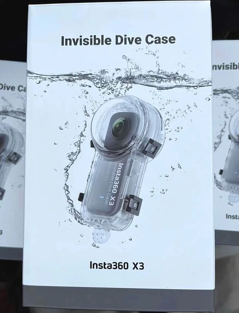 Insta360 X3용 전체 투명 다이빙 케이스 50M 방수 케이스 수중 보호 박스 다이빙 하우징 원 X3 카메라 액세서리