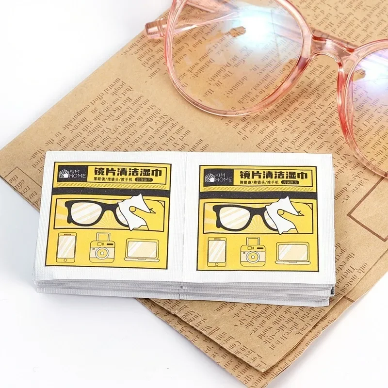 New Individual Packing Antifogging 10/150Pcs Glasses Wipe Wet Tissue Anti Fog Cleaner Wipes Phone Screen Cleaning Artifact Tools 5