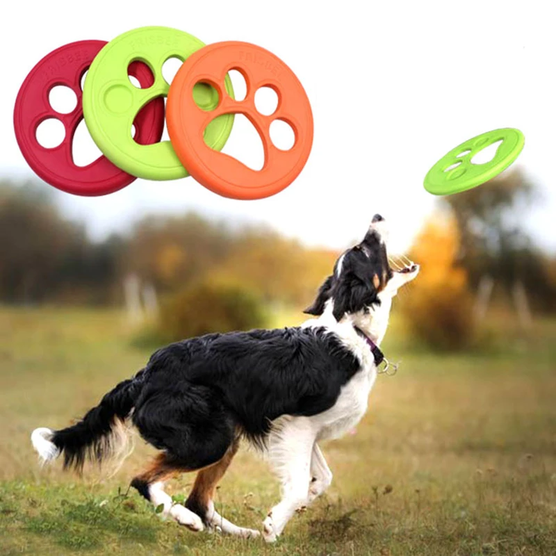 

Dog Flying Disk Toy EVA Material Bite Resistant Floating Water Training Dog Funny Dog Pet Outdoor Throwing Toy Pet Chew Toy