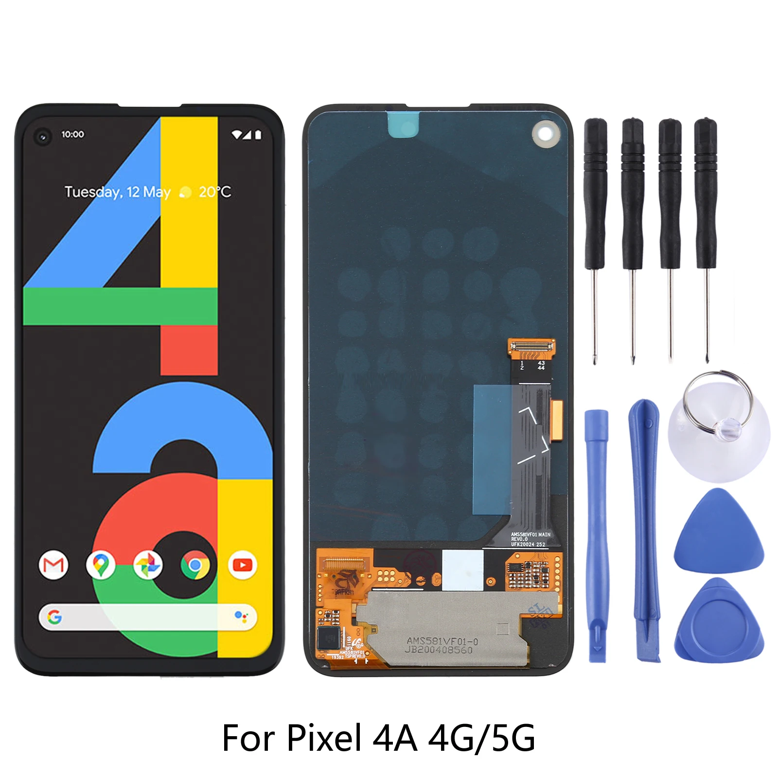 ピクセル4a,5g,アセンブリ,lcd - AliExpress