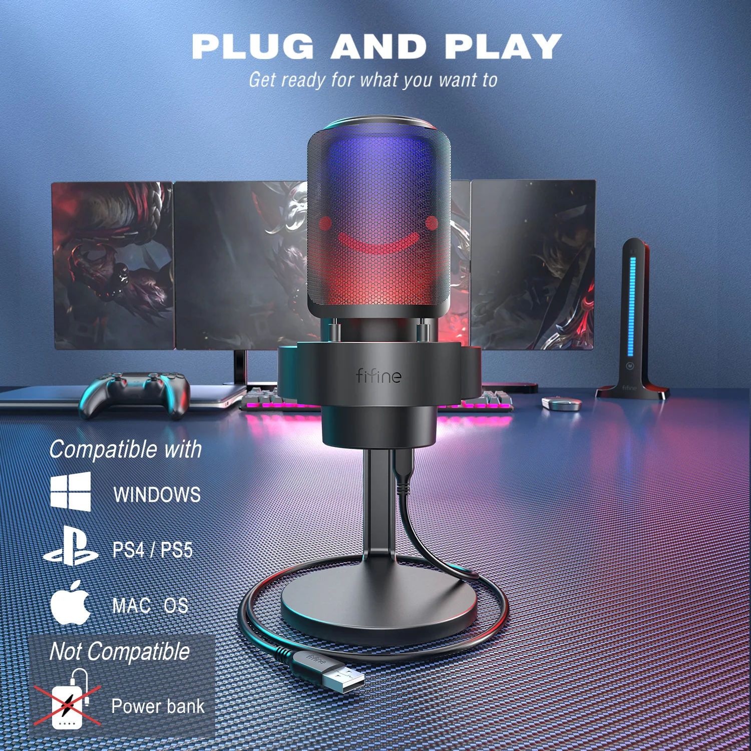 fifine マイク ブラック Amazon.com: FIFINE USB Desktop PC Microphone with Pop Filter