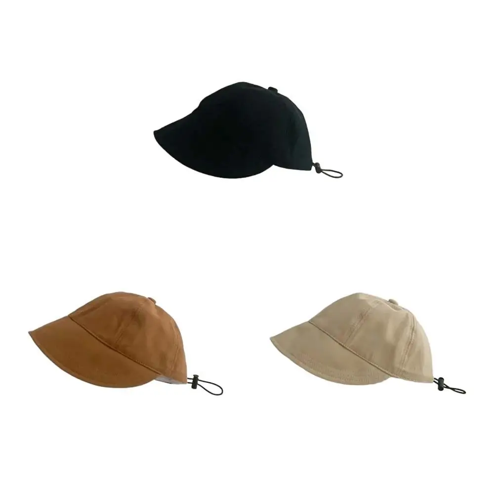 Fisherman's Hat Kids Bucket Hat 2-7 Years Old Streetwear Baby Sun Protection Hat Korean Style Sunscreen Children Fishman Hat