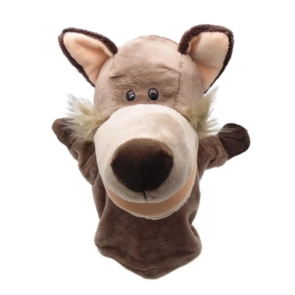 

Lovely Plush Puppet Toy Adorable Animal Hand Puppet Hedgehog Wolf Plush Puppet Pretend Telling Story Doll Toy Entertainment