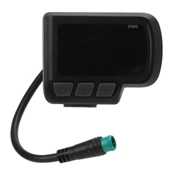 Multi - Voltage Electric Bicycle LCD Display with USB Interface (Black)
