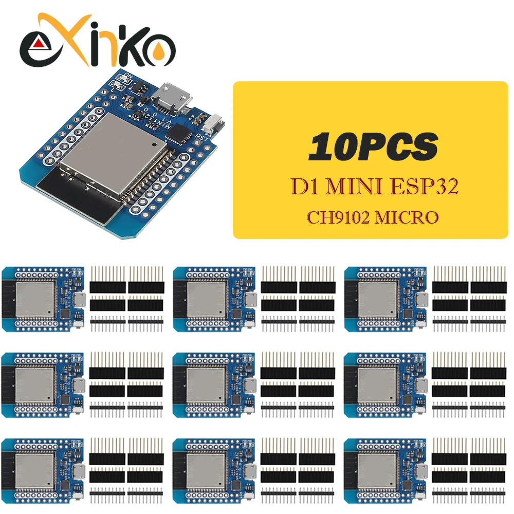 ตัวเลือกสินค้า ESP32 WiFi + Bluetooth IoT พัฒนาชิป 10 ชิ้น