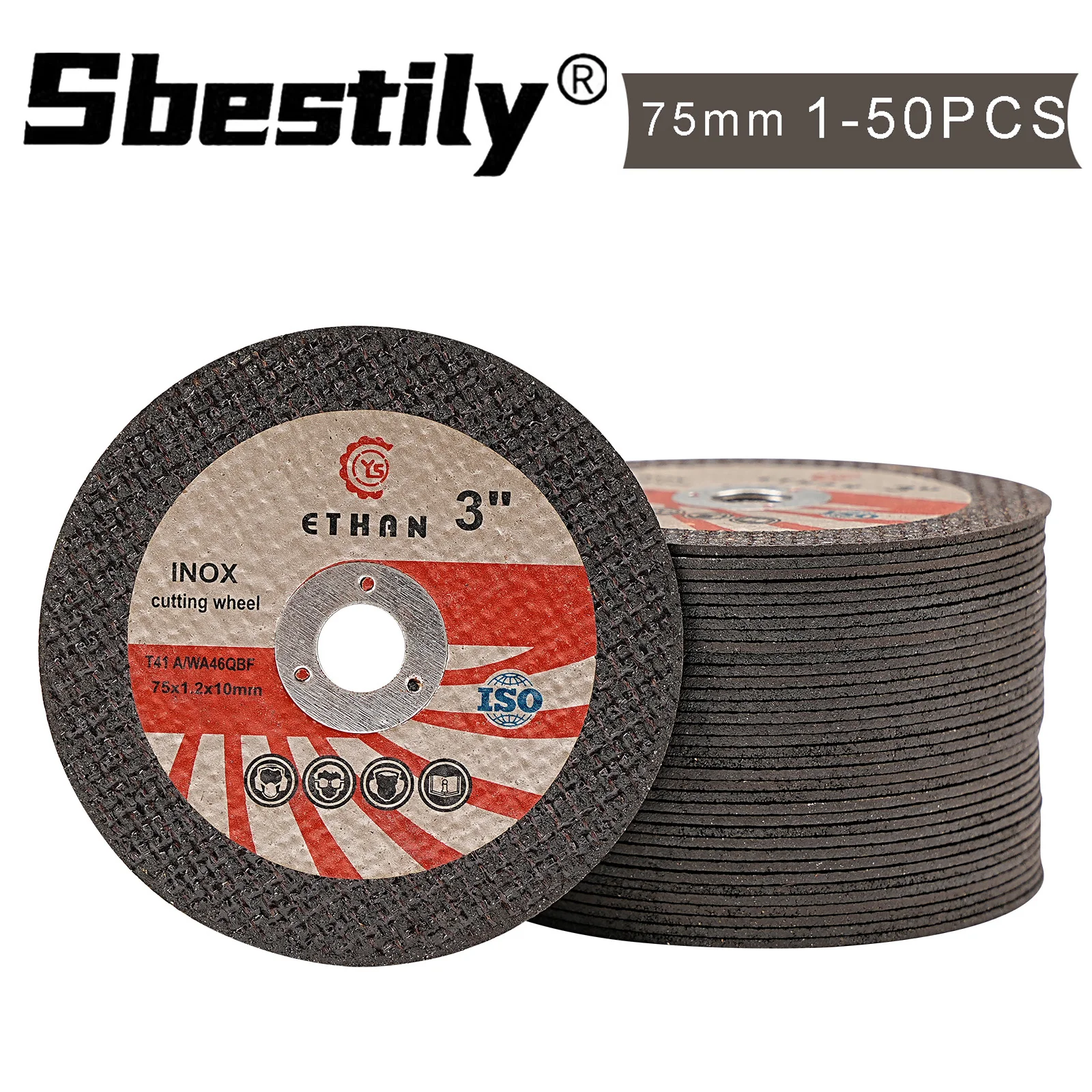 1-50pcs 75mm Cutting Disc Resin Cutting Wheel 75x10x1mm Mini Saw Blade Metal Wood Iron PVC Angle Grinder cutting disc,cutting blade,saw blade