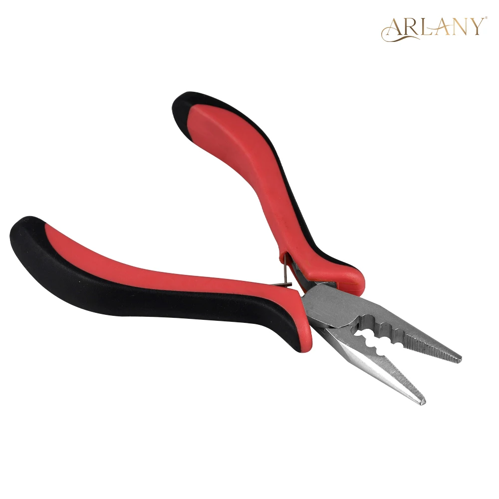 Keratin Bonding Cutter pliers Mini with 3 holes Straight Tip For Beads Installation and Removal