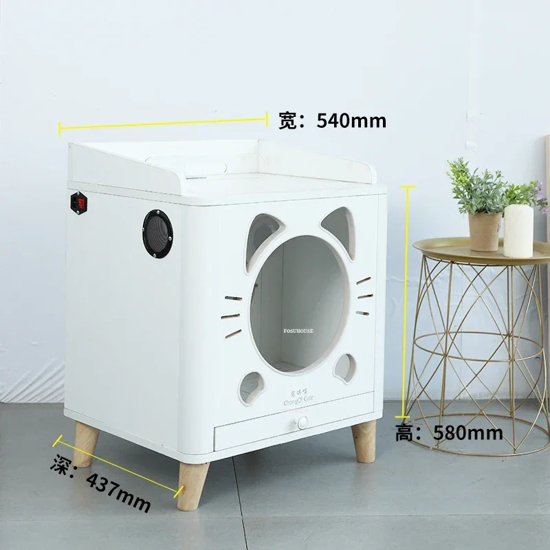Pet Supplies Hair Dryers Pet Drying Dog Grooming Box Dryer Water Blower Household Fully Automatic Cat And Dog Shower Hair Dryer