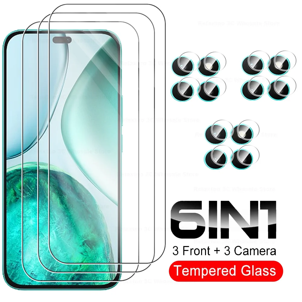 Premium 6-in-1 Tempered Glass Screen Protector
