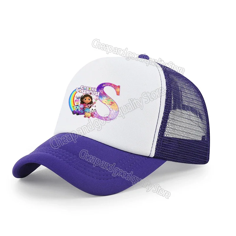 thumbnail image 1 of Gabbys gorra de béisbol para niños, gorro con estampado de figuras de Anime de dibujos animados, transpirable, HipHop, NetCap, juguete Kawaii, regalo, 1 of 5