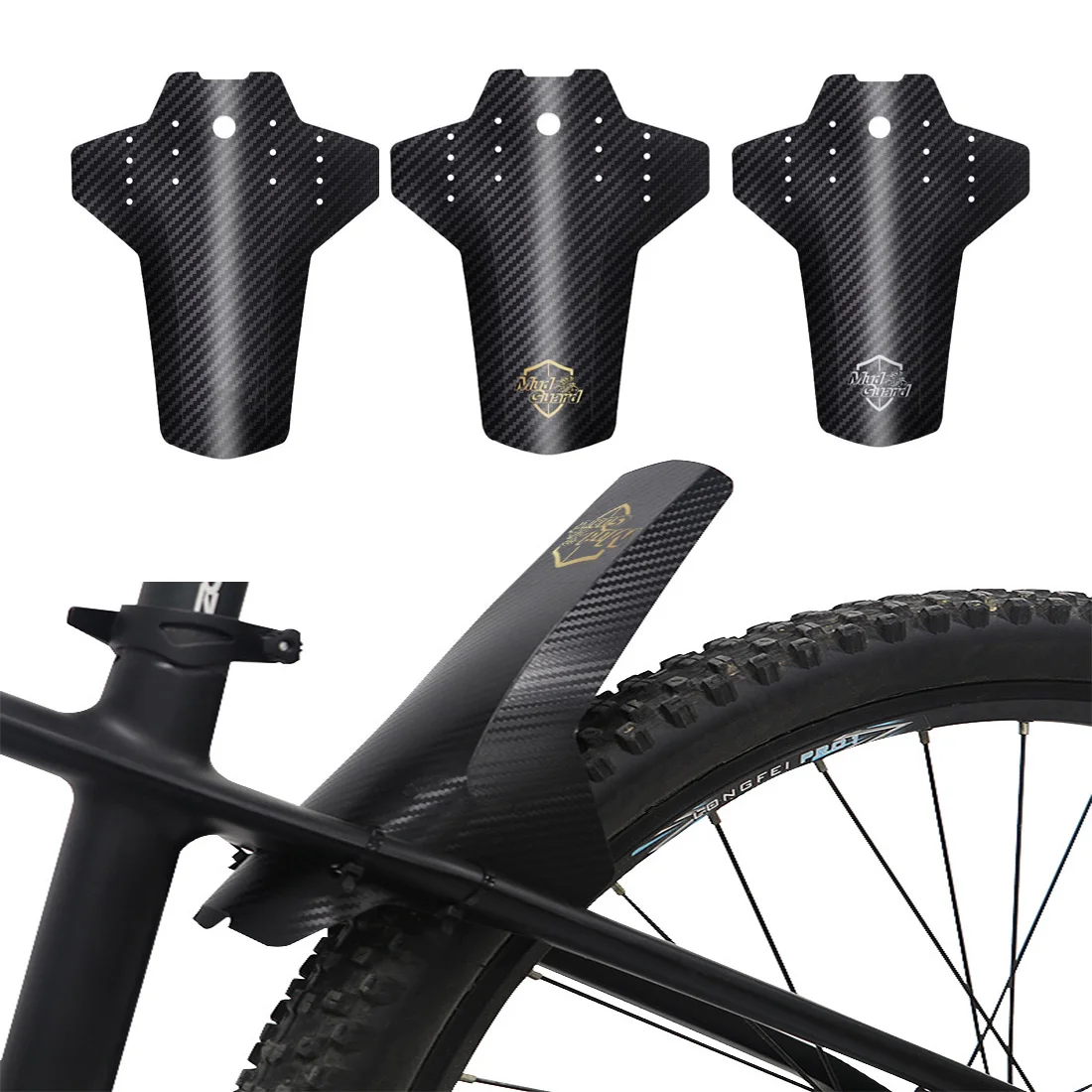 Bicycle Dh Mudguard Mudguard Mtb Front Carbon ENLEE MTB/DH