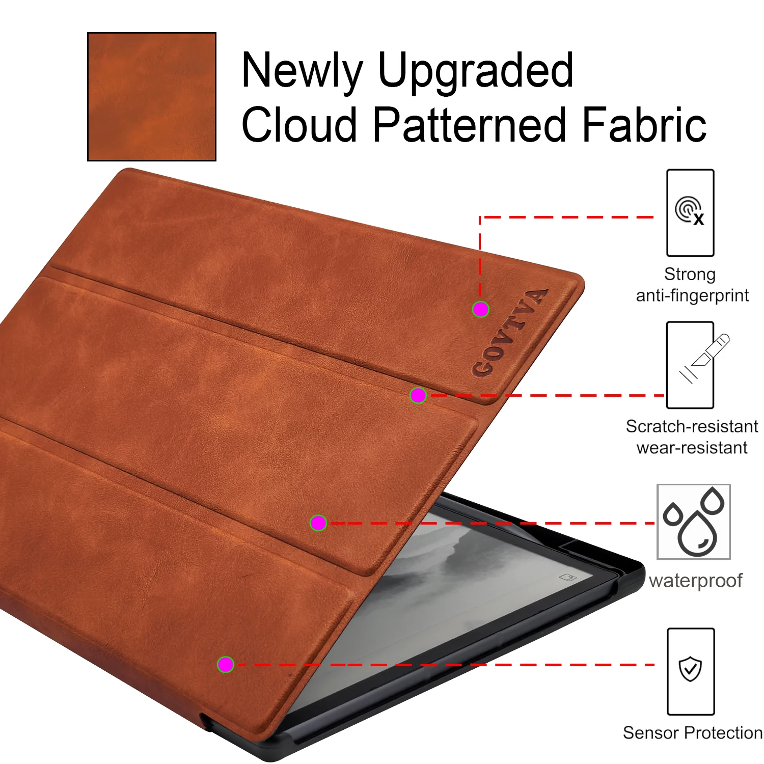 Case for iFLYTEK AINOTE Air 2, Ultra-Thin Lightweight Trifold