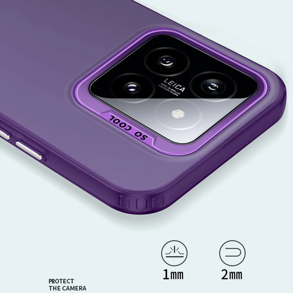 Luxury Laser Metallic Aurora Skin Matte Phone Case - Shockproof Back Cover