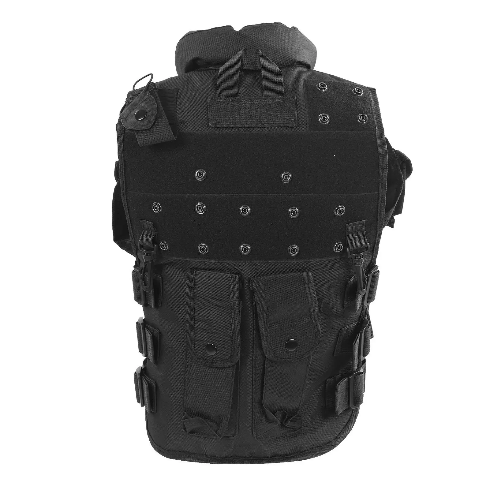 Kids' Outdoor Tactical Vest-Military Training Multi-Pocket Field Gear, 50cm Protective Shooting Vest