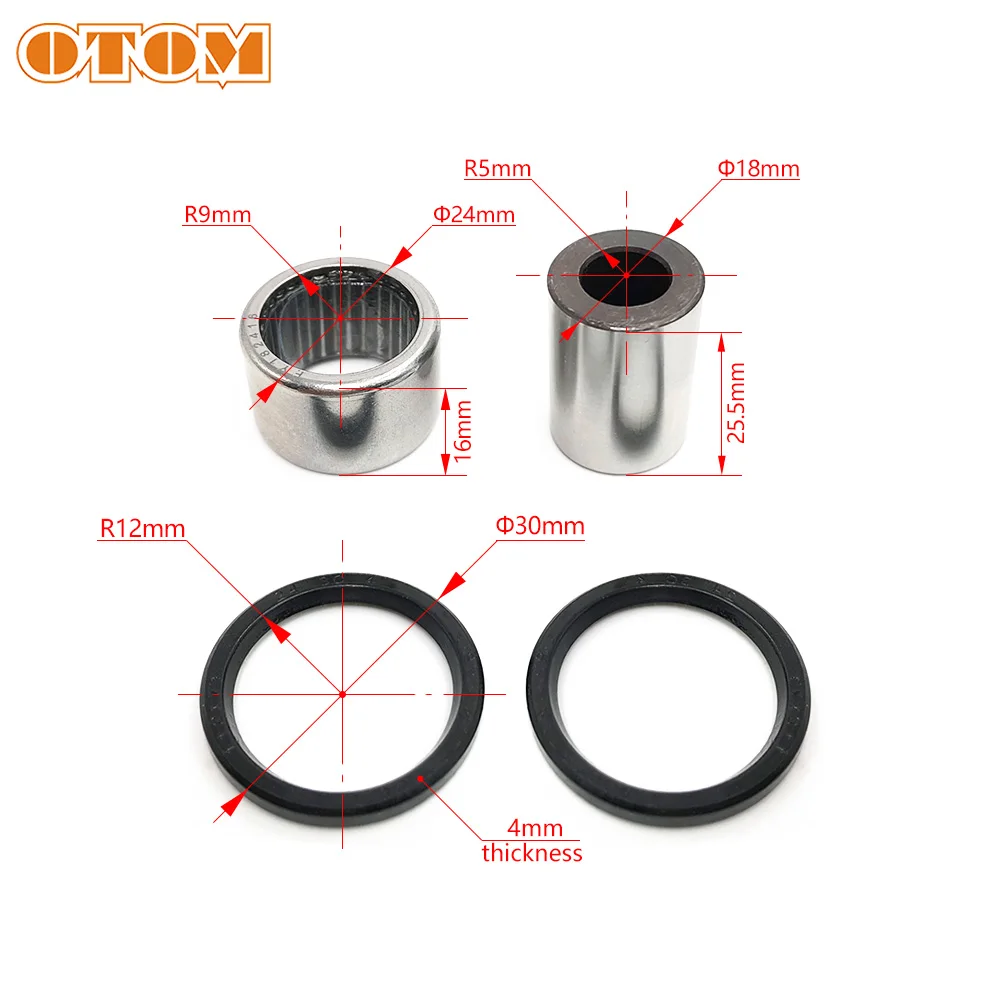 OTOM Motocross Rocker Arm Maintenance Kit Rear Shock Lower Linkage Triangle Lever Oil Seal Needle Bearing Sleeve Damping Connect