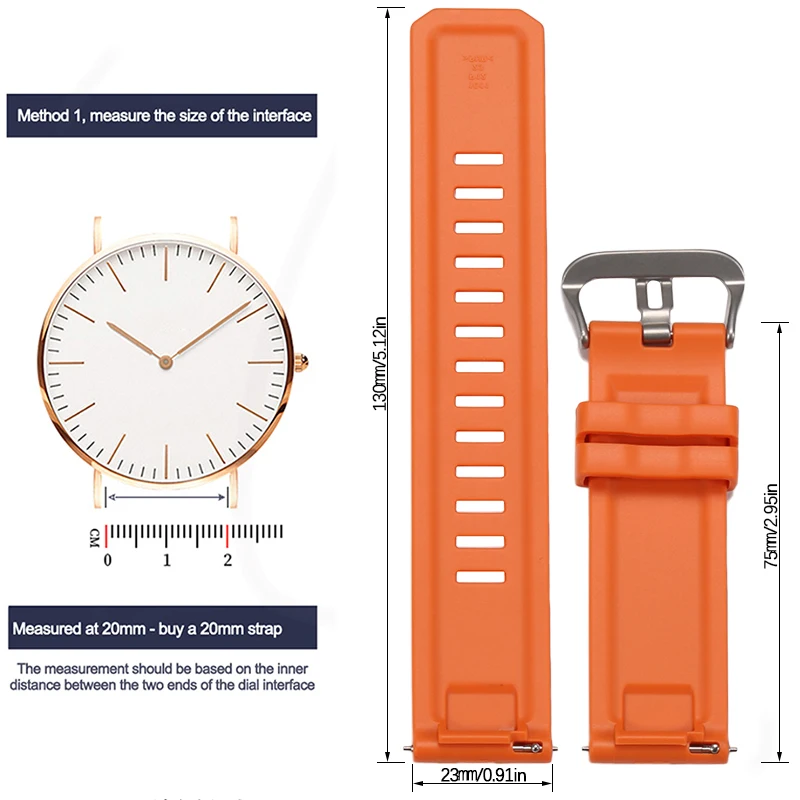 Premium Waterproof TPU Replacement Strap for Casio PROTREK Men's Watches