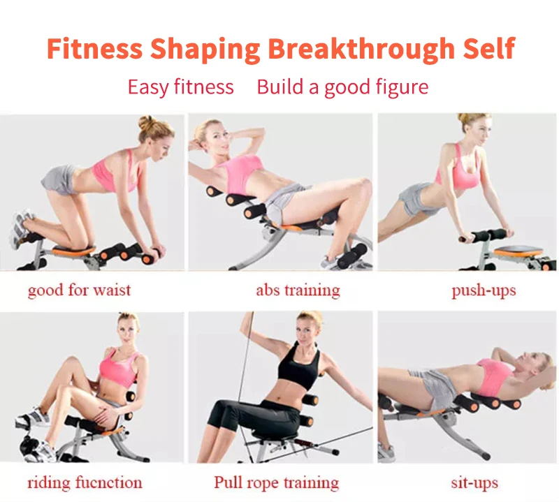 Fitness Gym Machine Back Abdominal Trainer Equipment Bench Adjustable Dumbbell Sit Up Weight Bench