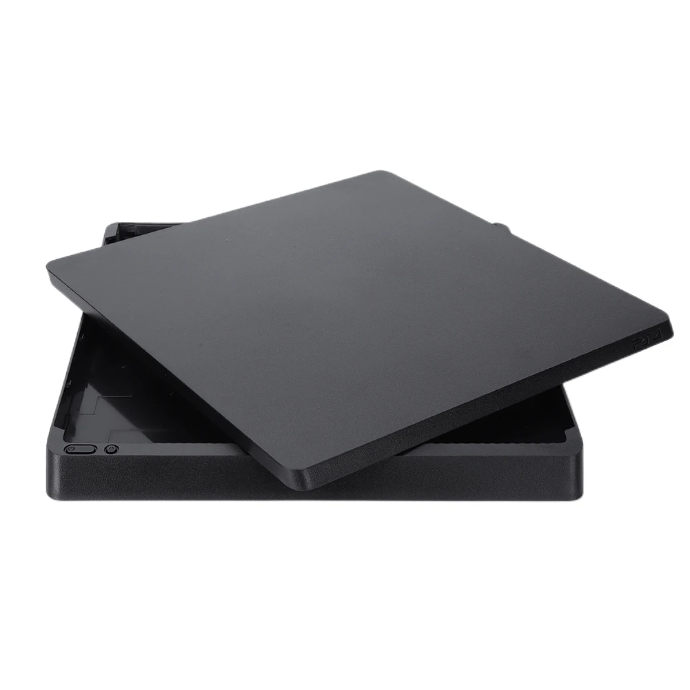 플라스틱 게임 콘솔 커버 교체, 상부 하부 커버 하우징 케이스, PS4 1000/1100/PS41200/PS4 SLIM/PS4 Pro용 블랙