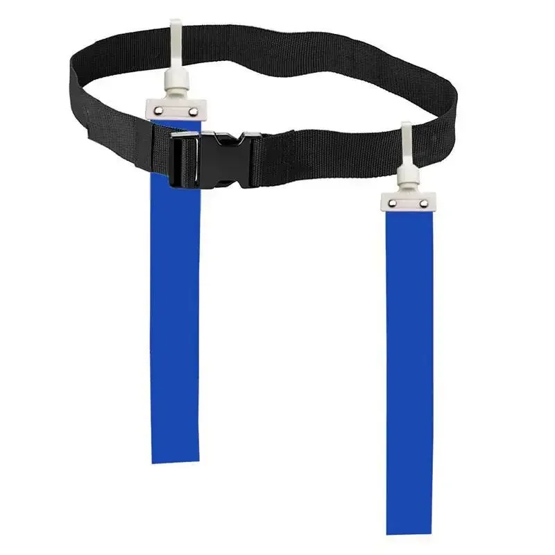 1PC Air Buckle Two Flags American Football Flag Professional Game Training Webbing Buckle Belt Rugby Waist Flag