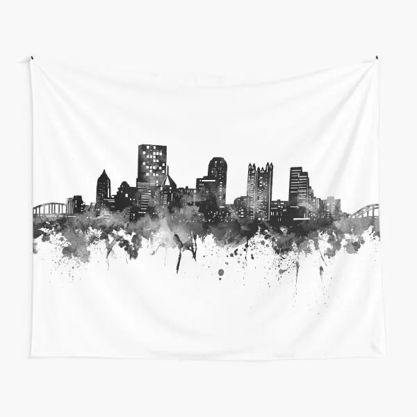 Pittsburgh Skyline гобелен художественная комната Йога спальня коврик Украшение домашнее Полотенце покрывало с принтом цветное одеяло Декор для гостиной