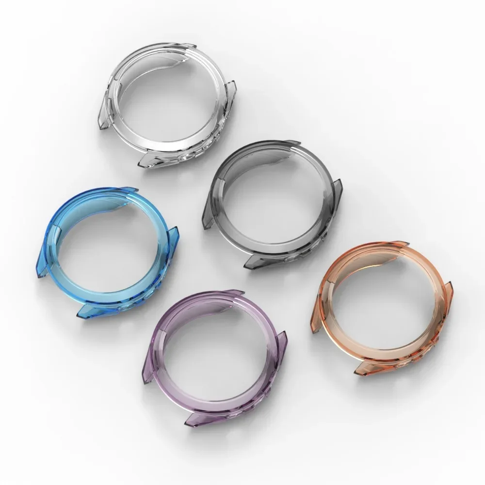 Transparent TPU Protective Case Cover for Smart Watch - Soft Silicone Bumper Protector Shell Accessories