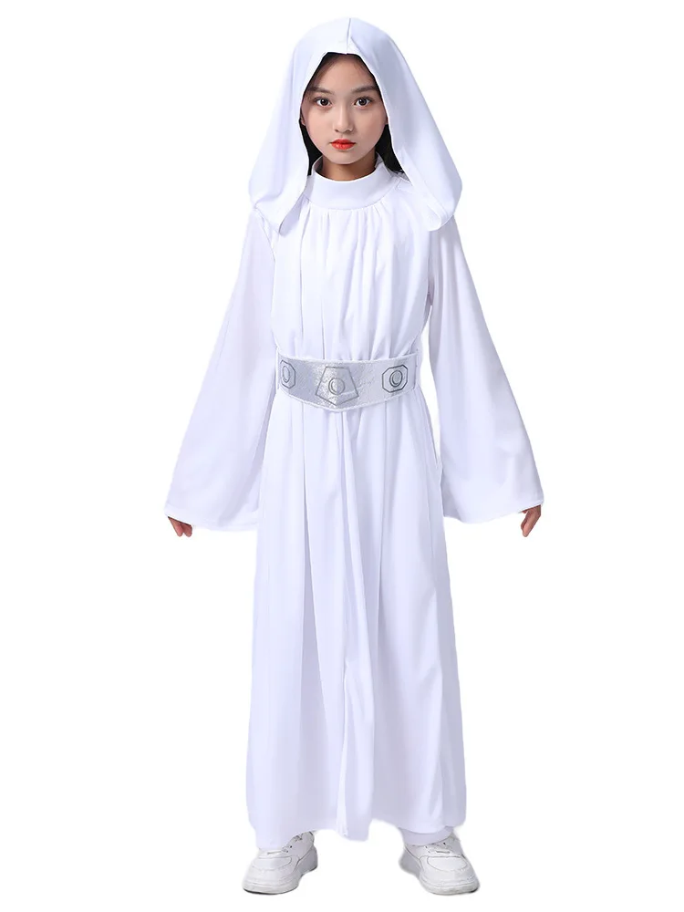 New Princess Leia Costume Cosplay for Girls Halloween Costume for Kids