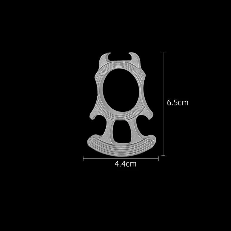 야외 휴대용 EDC 합금 다기능 병따개 키체인 자동차 창문 파괴 도구