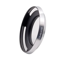 Enhanced Metal Lens Hood for Premium Compact Cameras (Silver)