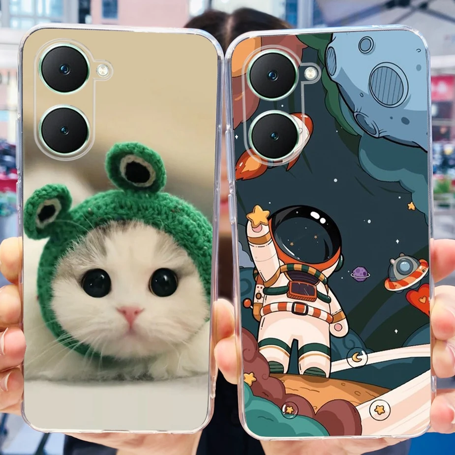 Stylish Painted Soft Slim Phone Case with Bumper