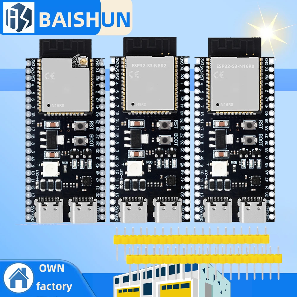 ESP32-S3 โมดูลพัฒนา WiFi Bluetooth 5.0