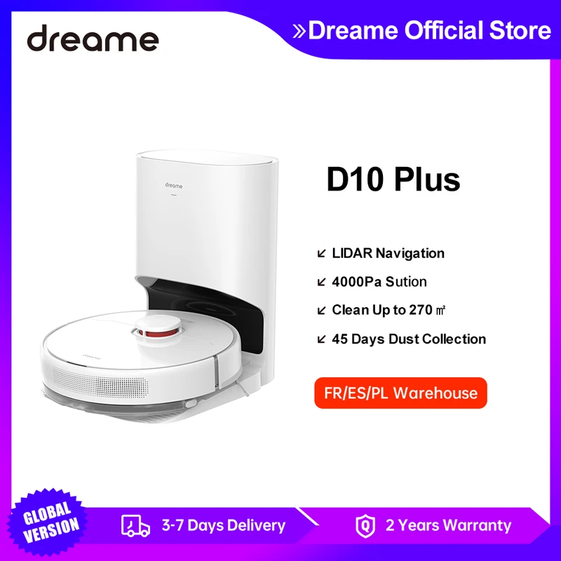 Dream D10 Robot Vacuum Cleaner, Dreame 10 Robot Vacuum Cleaner