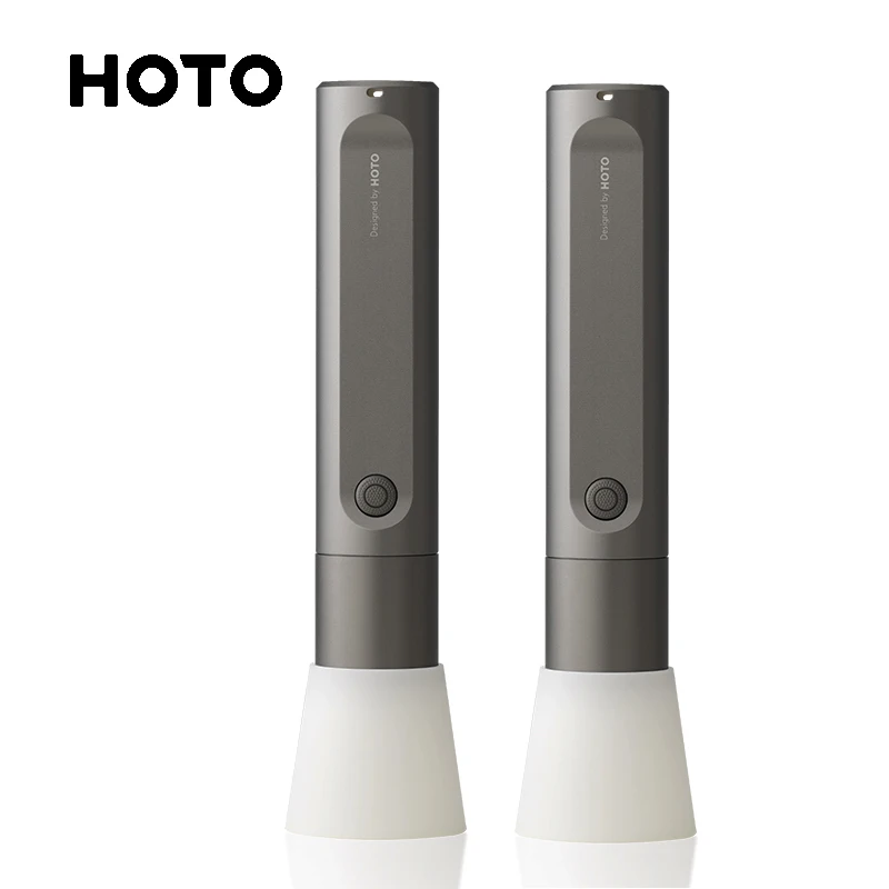 hoto-multifunctional-torch-light-rechargeable-led-torch-2pcs-mini-portable-torch-waterproof-and-dustproof-for-adventure-camping