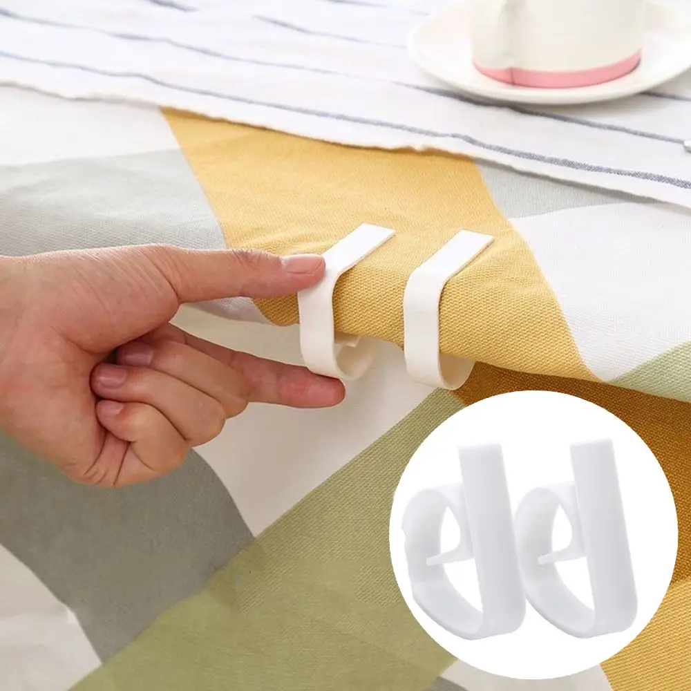 

Регулируемый зажим для скатерти, многофункциональная белая пластиковая скатерть для пикников на открытом воздухе