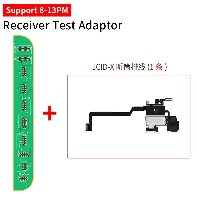 

JC JCID V1S Earpiece Receiver FPC Test Board for iPhone 8 8plus X XS MAX XSM 11 PRO 11PROM Truetone Problem REPAIR