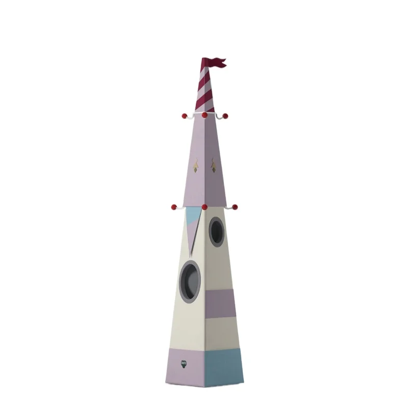 **Children's coat rack Floor-to-ceiling hanger Shelf Picture book Toy hole storage rack