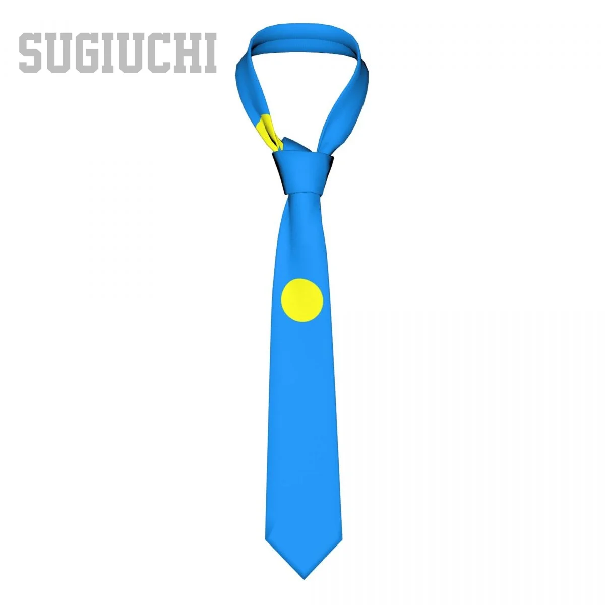 

Галстук Palau с эмблемой флага для мужчин и женщин, повседневный галстук в клетку, костюмы, тонкий галстук для свадебной вечеринки, деловой ГАЛСТУК