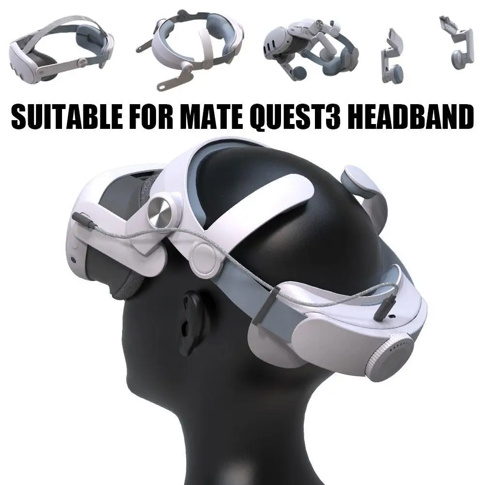 

1pcs For Meta Quest3 Elite Headset Suitable For Mate Quest3 Headband T3 MINI, T3, T3 PLUS, B3 Earmuffs For VR Accessories