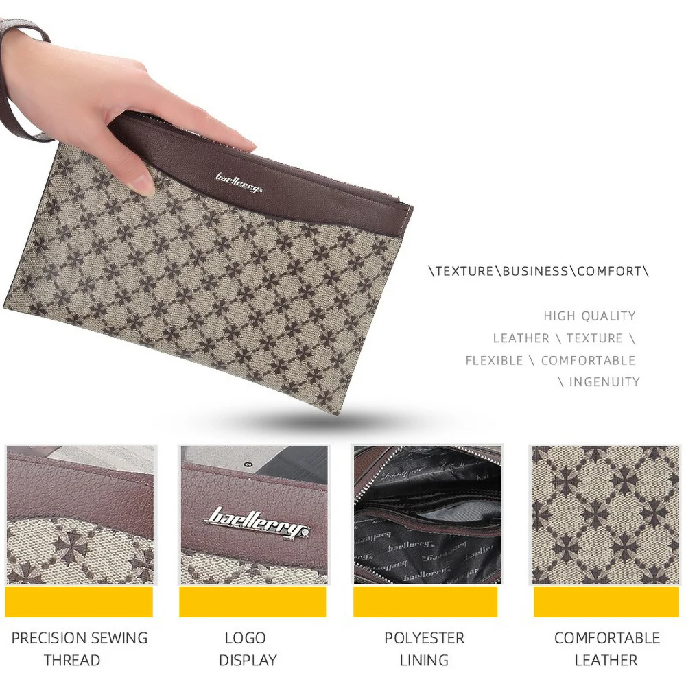 Baellerry Cloud Touch Long Wallet 2025 - Women's Soft PU Solid Color Purse, Slim Multi-Card Holder & Travel Essential