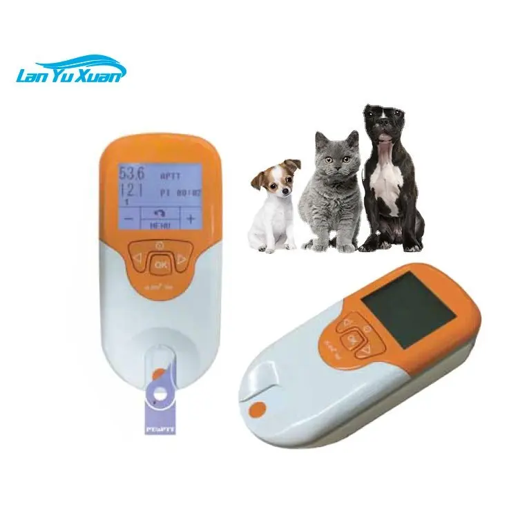 

MY-B031D Veterinary blood coagulation analyzer meter Lightweight handheld Vet Coagulometer for Animal Pet use