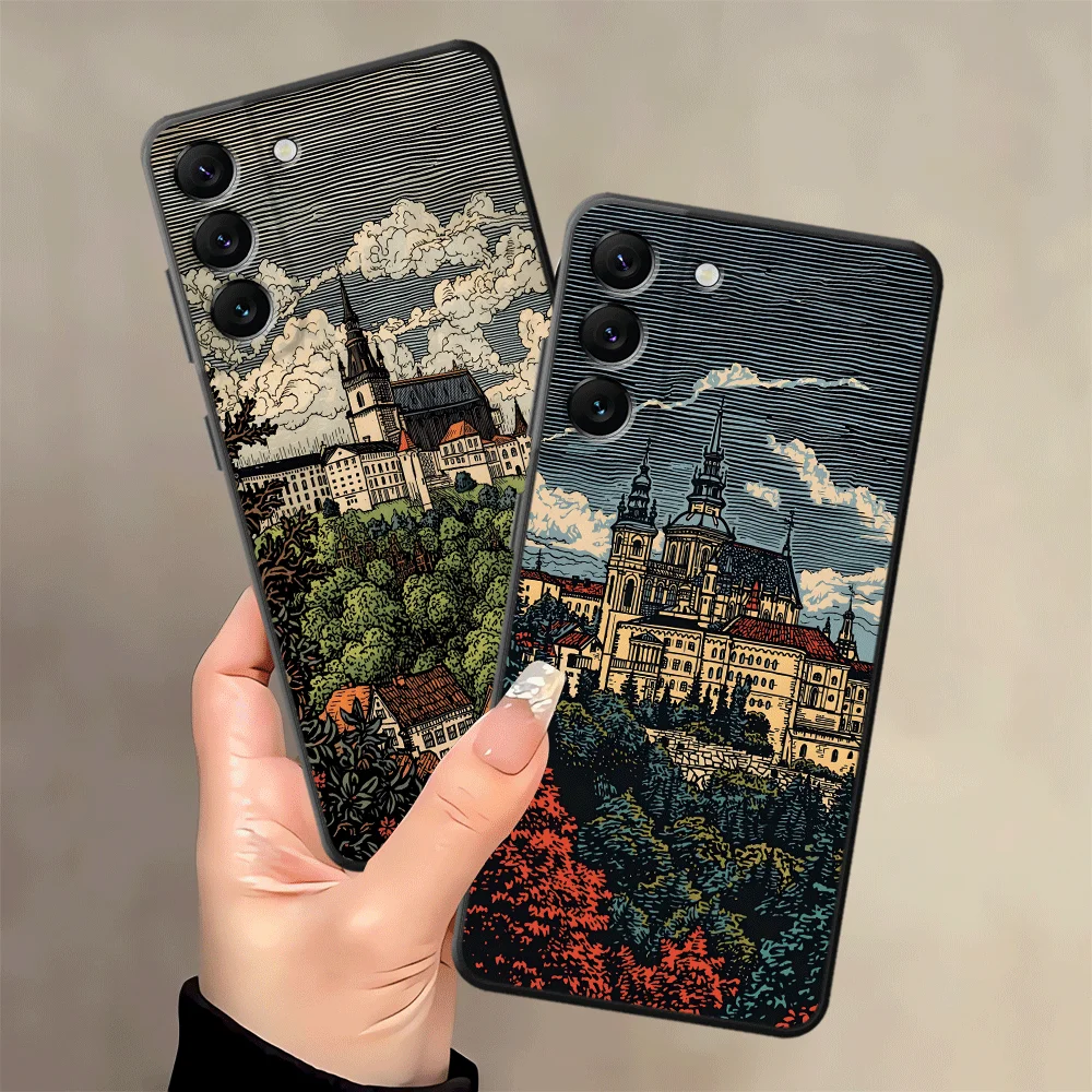 Elegant Vintage Castle Phone Cover Case