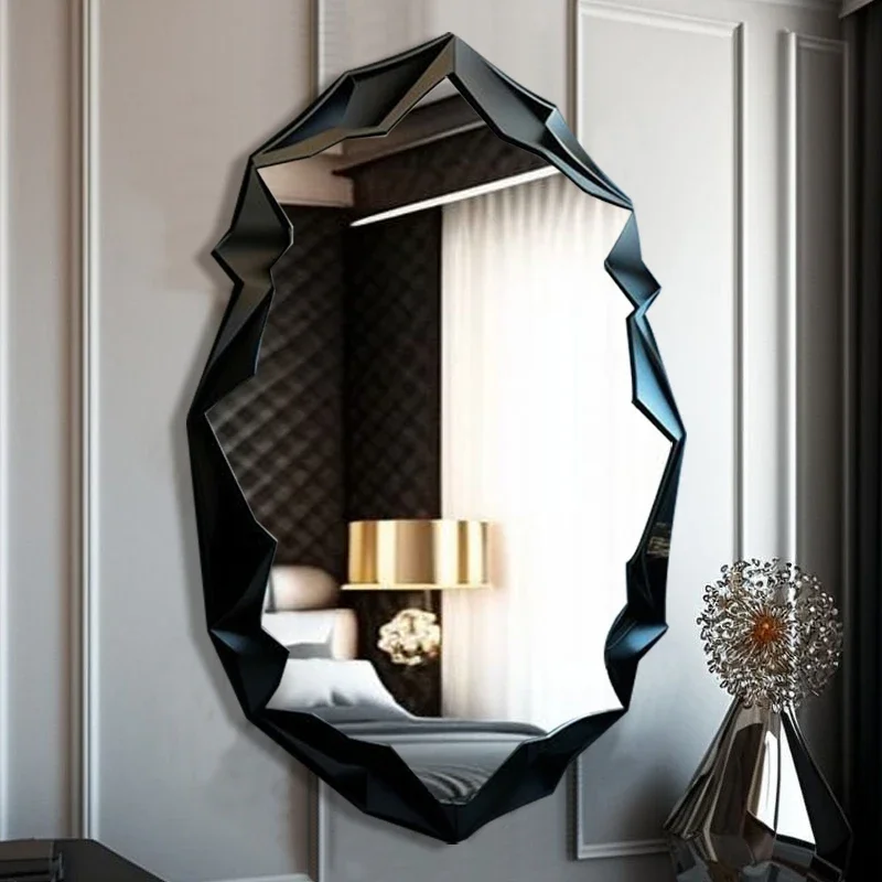 

Black Vanity Decorative Mirrors Indoor Shower Makeup Italian Large Korean Decorative Mirrors Wall Specchio Salon Decoration