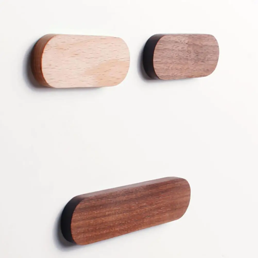 Key Rack Lightweight Key Holder Water-Resistant Wear Resistant  Fashion Black Walnut Key Magnet Hanger 2