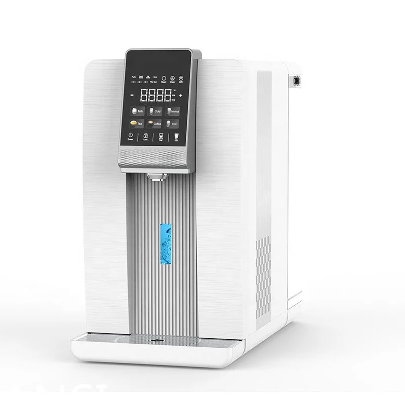 

2022 Newest Hot Cold Osmosis 200G Rich Hydrogen Water Purifier Desktop Tea Bar Machine Water Dispenser