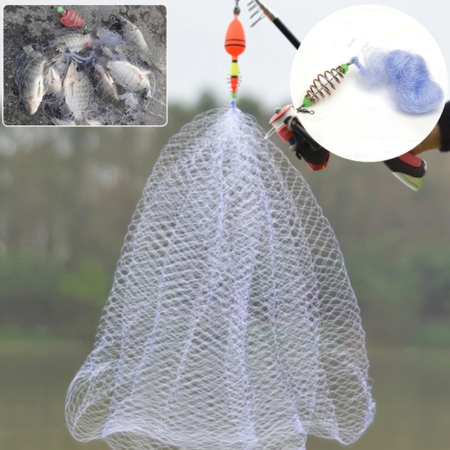 High Carbon Steel Frame Fishing Net Automatic Lobsters Catches Thread Net Fish Net for Various Water Environment Fishing Tackle