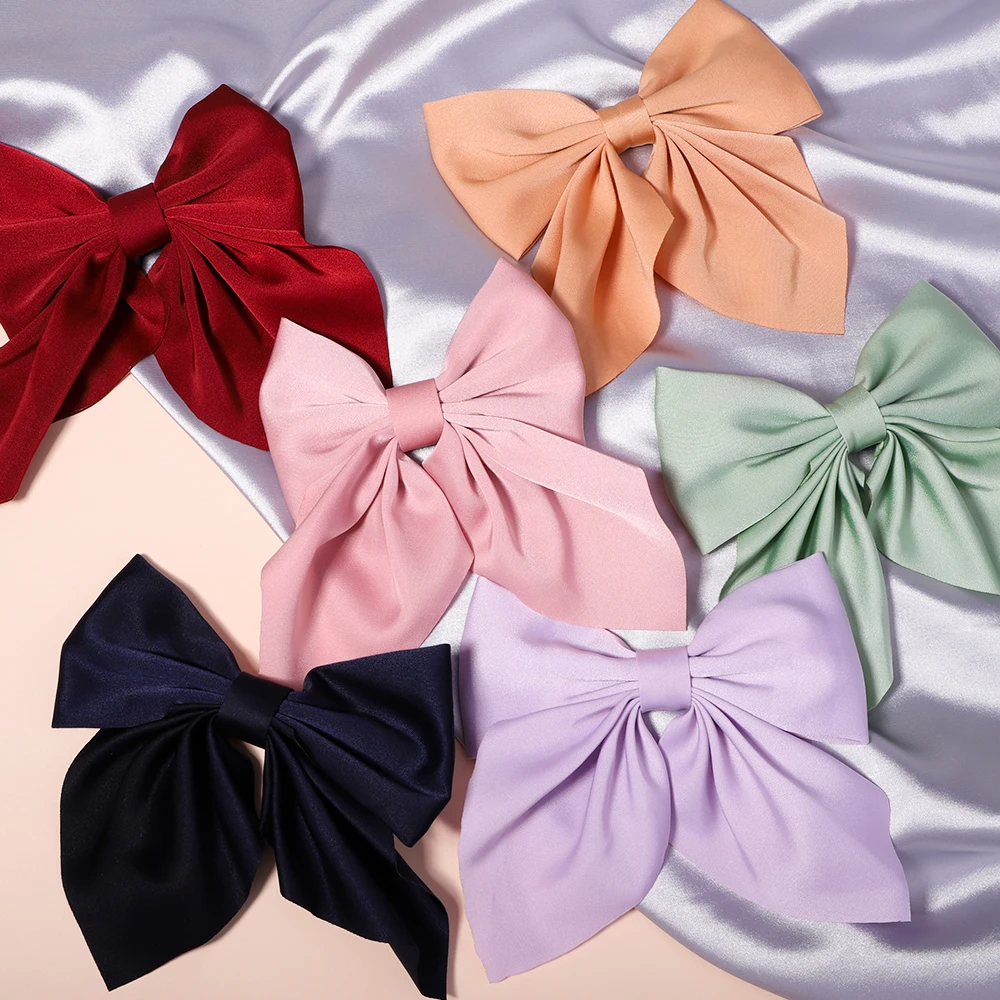 Korean Bow Hair Accessories Big Bows Bowknot Hair Clips Big Bowknot