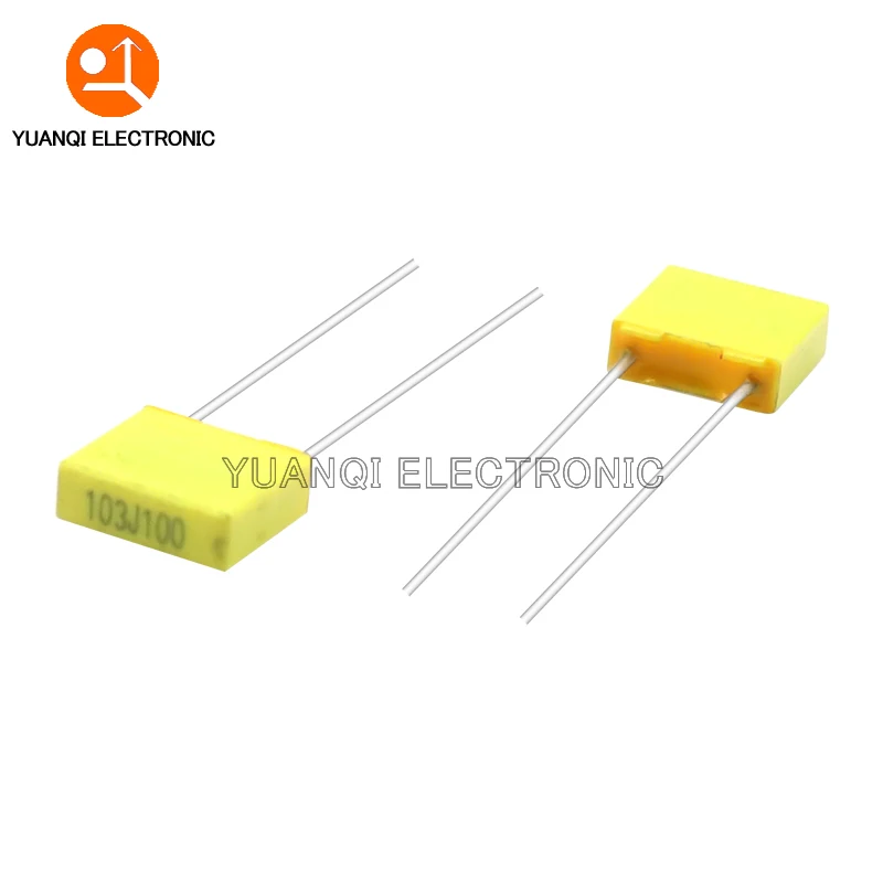 Polypropylene Safety Plastic Film Correction Capacitor 100V 102 222 472 103 473 104 474 1nF 10nF 0.1UF 0.22UF 0.47UF 1UF 20pcs
